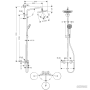 Душова система Hansgrohe Croma 27185000