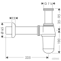 Сифон для раковин Hansgrohe 52053000