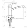 Змішувач для кухні Hansgrohe Focus E2 31806000