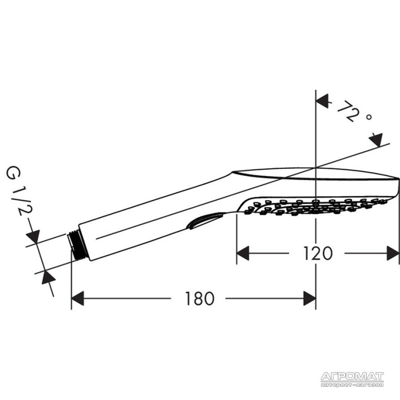 Ручний душ Hansgrohe Raindance Select E 26520000