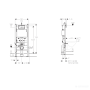 Інсталяція для унітазу Geberit Duofix 458.126.00.1 Комплект (3в1)