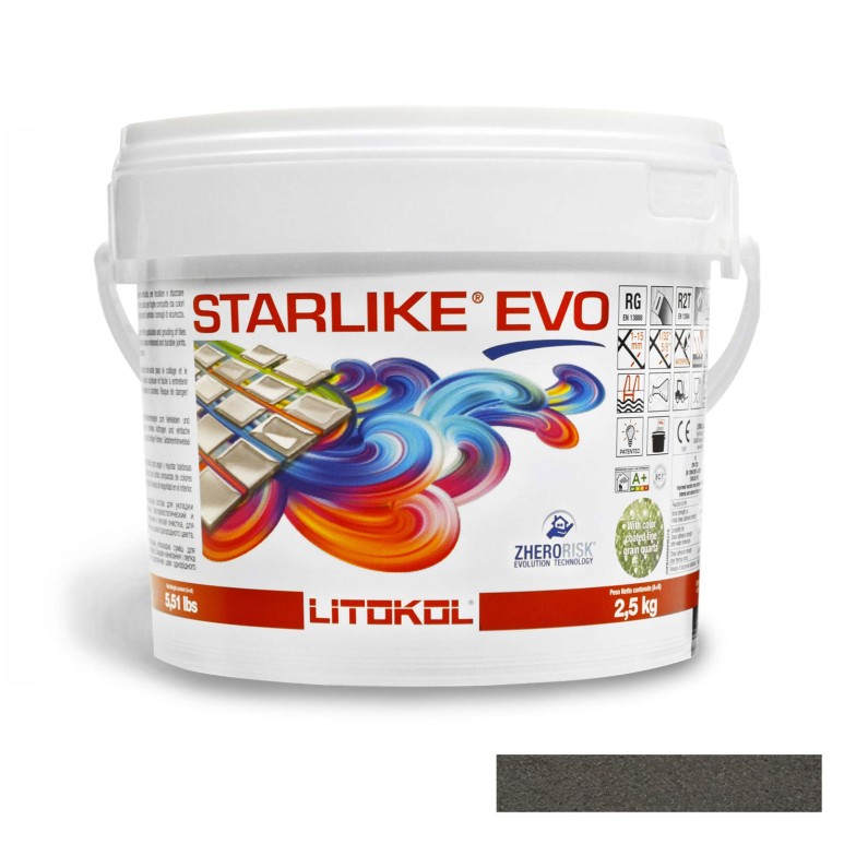 Клей-затирка Litokol STARLIKE EVO 235/2.5кг Кава