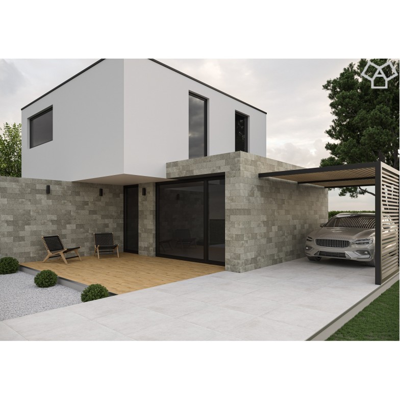 Плитка Клинкер CERRAD KAMIEN SALTSTONE GRIS
