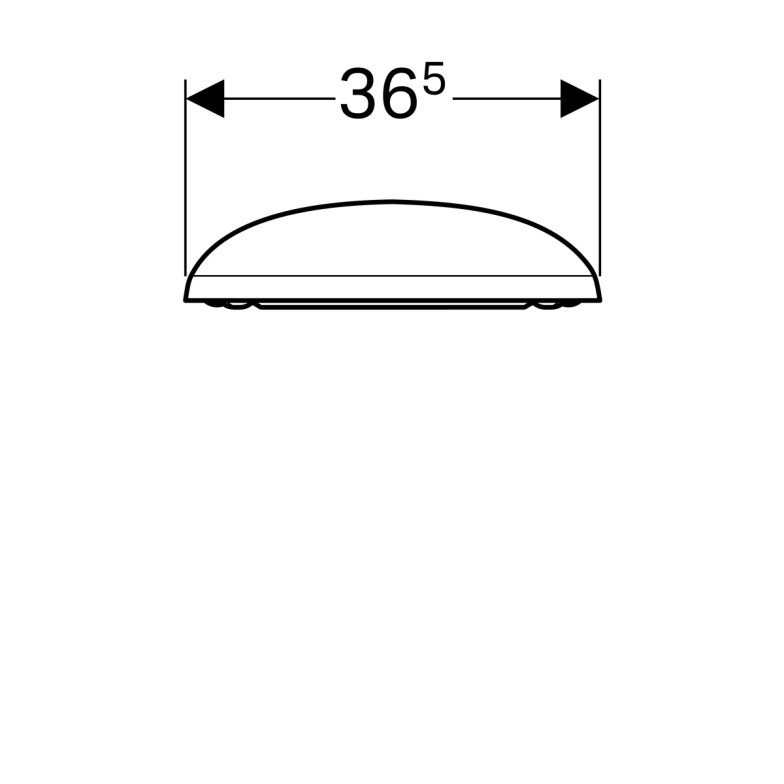 Сидіння з кришкою для унітазу Geberit Citterio дюропласт, мікроліфт, Soft-Close, білий 500.540.01.1