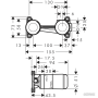 Частина що вбудовується Hansgrohe Talis E 13622180
