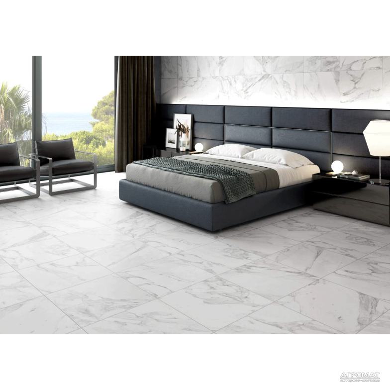 Плитка Керамограніт ARGENTA CARRARA WHITE SHINE