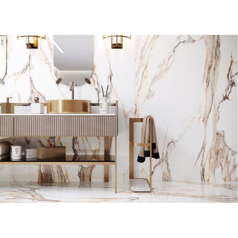 Плитка Керамогранит GRES CALACATTA GOLD POLER