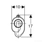 152.950.11.1 Geberit Сифон для уриналу
