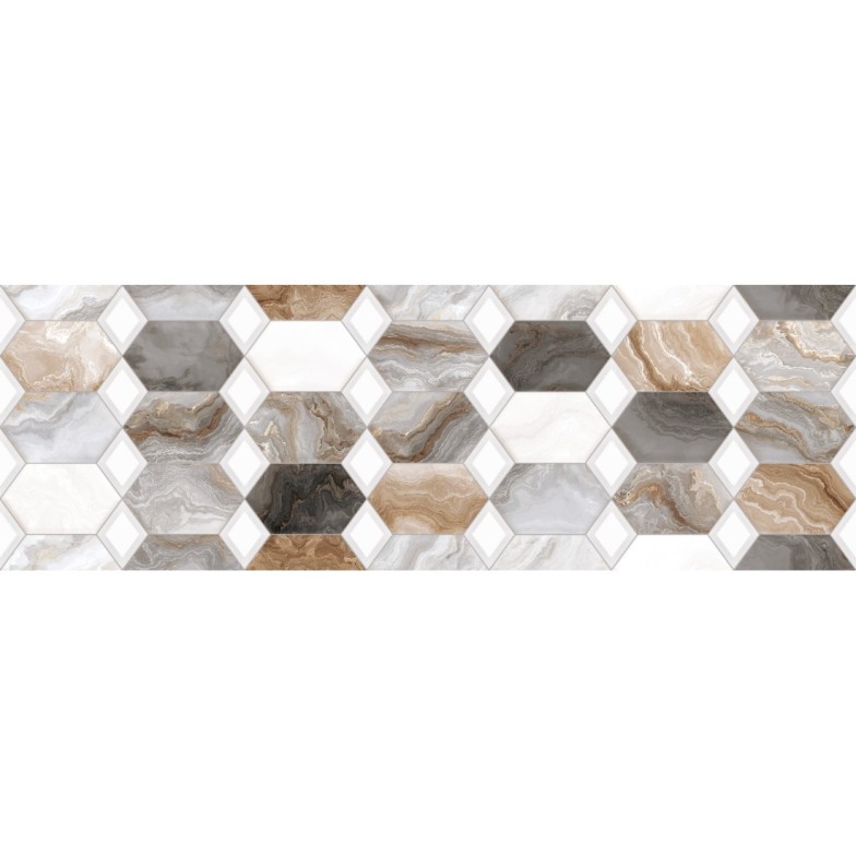 Плитка CERAMICA DESEO ARABESQUE GREY DECOR