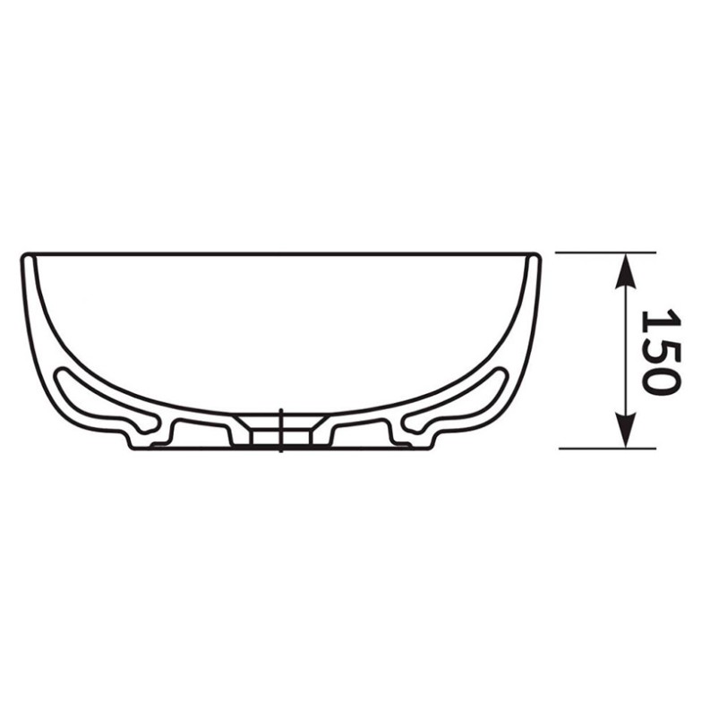 Раковина Moduo 40 кругла Cersanit  (K116-048)