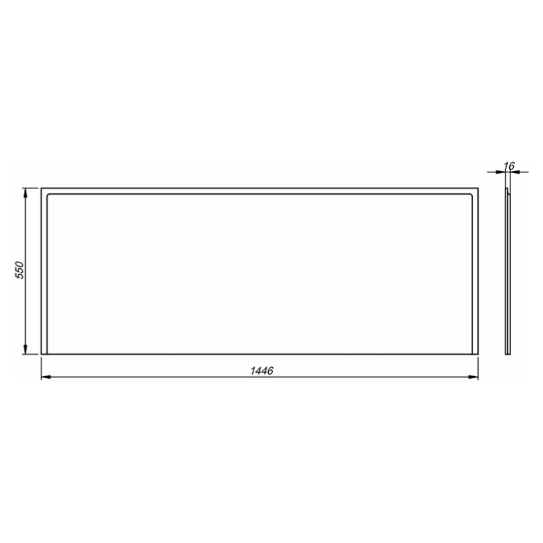 Панель Uni 2 до ванни 150 Kolo  (PWP2351000)