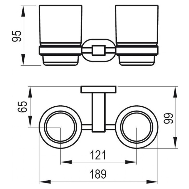 Стакан Chrome Ravak  (X07P189)