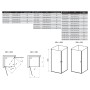 Душова штора CRV 1-100 Transparent+сатин Ravak  (1QVA0U01Z1)