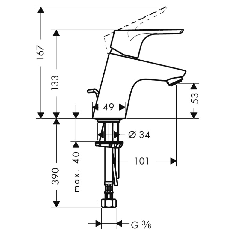 Змішувач Focus HansGrohe  (31730000)