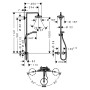 Душова система Croma Select S 180 HansGrohe  (27253400)