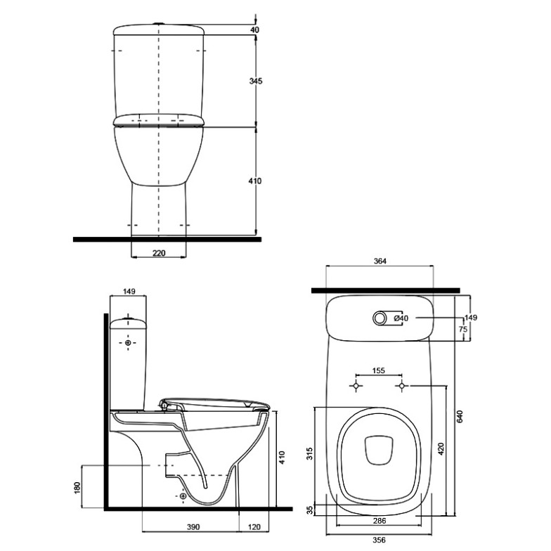 Чаша унітаза Style Kolo  (L23200000)