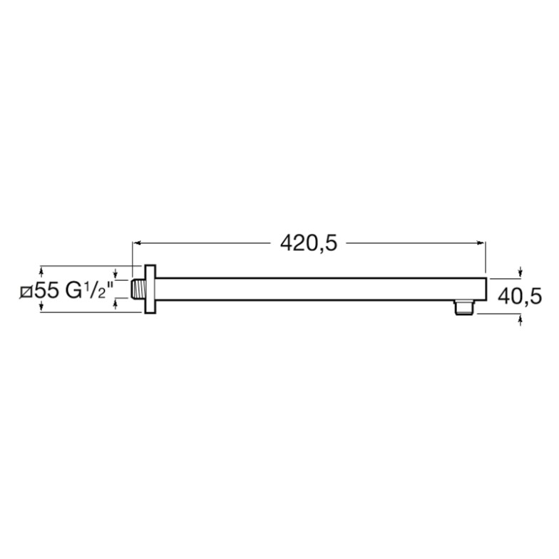 Кронштейн 400 хром Roca  (A5B0950C00)