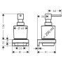 Дозатор для рідкого мила AddStoris HansGrohe  (41745000)