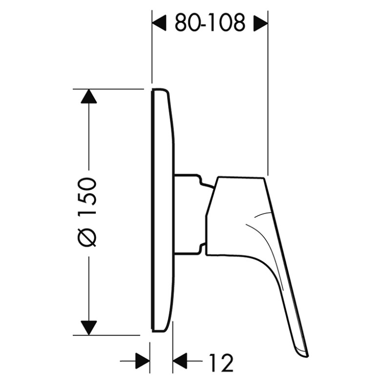 Верхня частина змішувача Focus HansGrohe  (31967000)