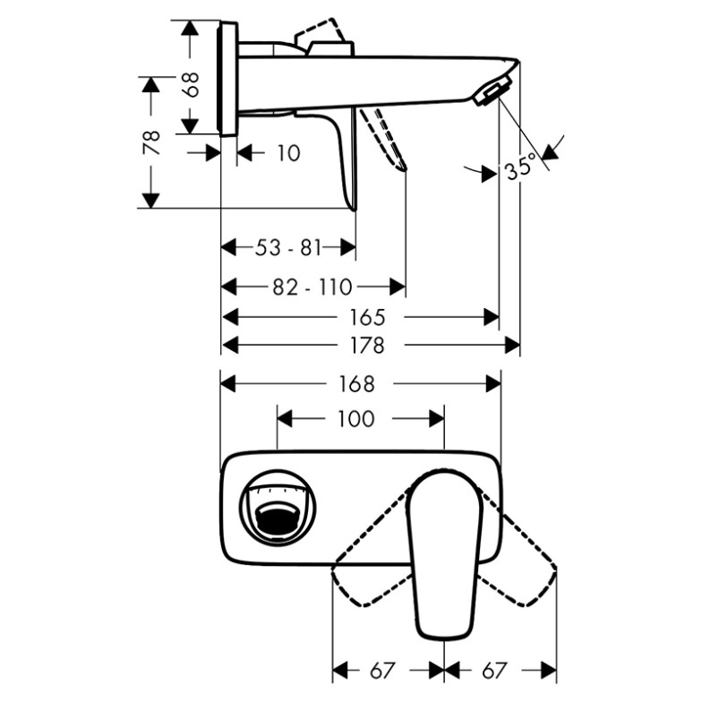 Змішувач Talis E HansGrohe  (71732000)