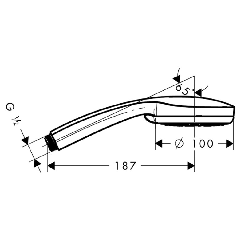 Лейка Croma 100 Vario HansGrohe  (28535000)