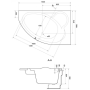 Акрилова ванна Kaliope 153х100 права Cersanit  (S301-025)