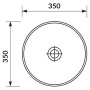 Раковина Moduo 35 кругла Cersanit  (K116-047)