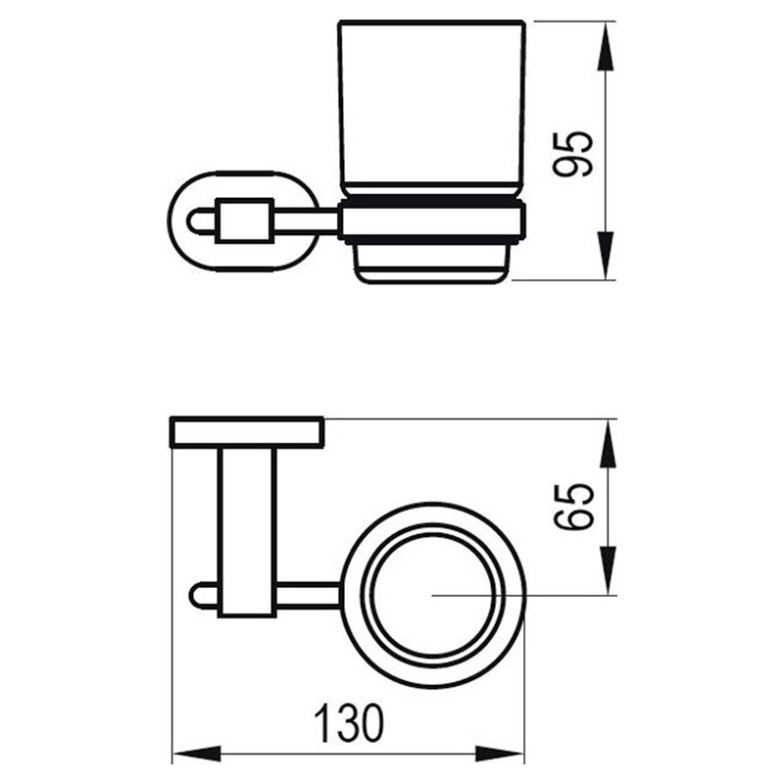 Стакан Chrome Ravak  (X07P188)