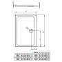 Піддон Doros D 110x90 Radaway  (SDRD1190-01-04S)