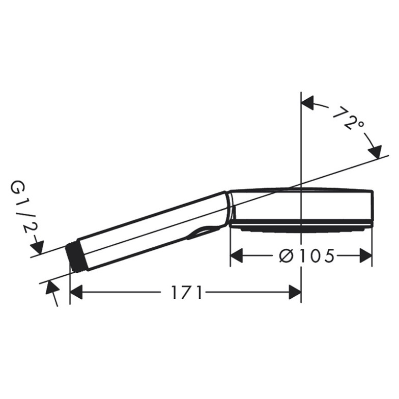 Лійка Pulsify Select Relaxation HansGrohe  (24110000)