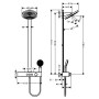Душова система Pulsify Showerpipe HansGrohe  (24240000)