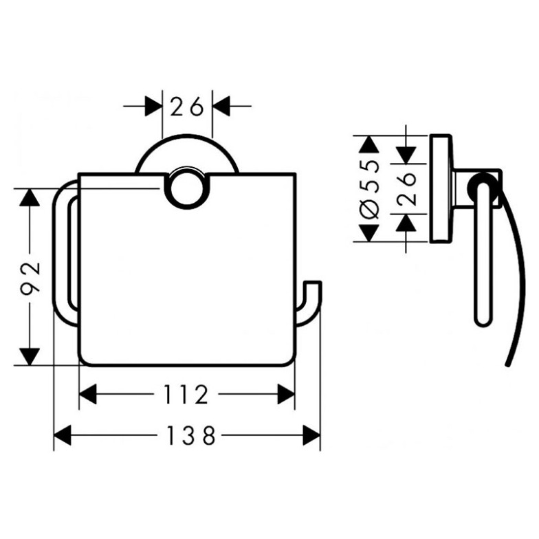 Тримач для паперу Logis Universal HansGrohe  (41723000)