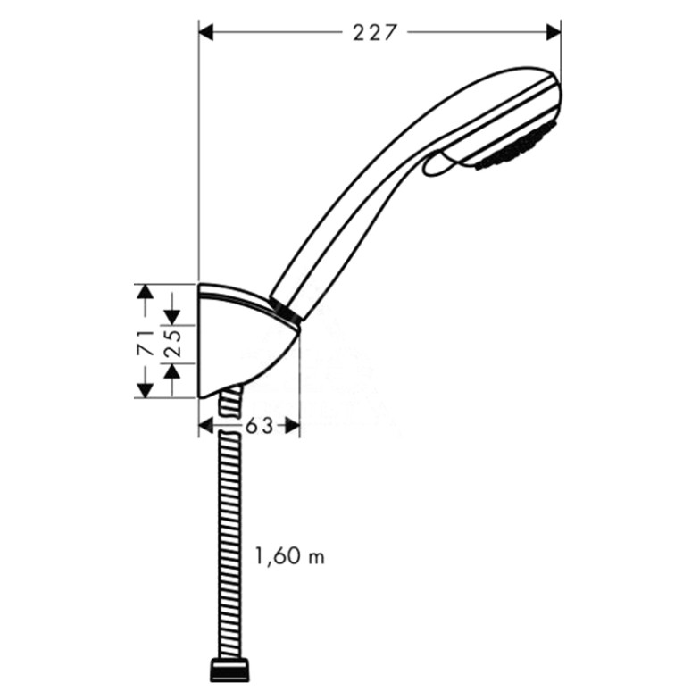 Душовий набір Chrometta 85 HansGrohe  (27559000)