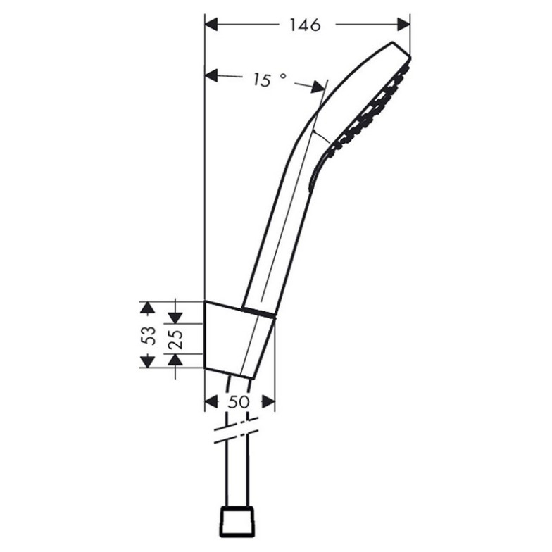 Душовий набір Chroma Select E HansGrohe  (26425400)