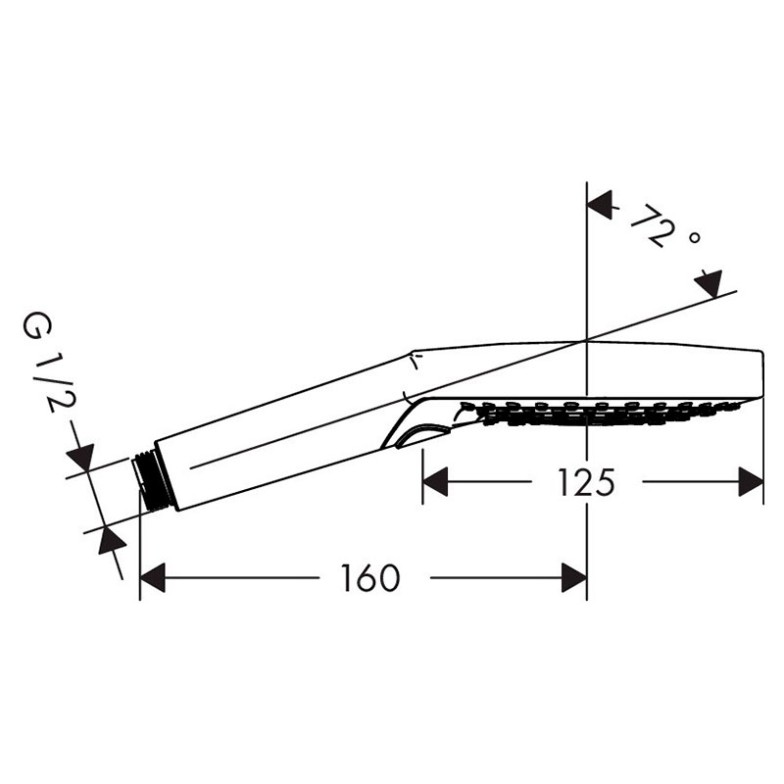 Лейка Raindance Select S 120 HansGrohe  (26530000)