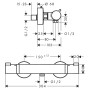 Змішувач Ecostat Comfort HansGrohe  (13116700)