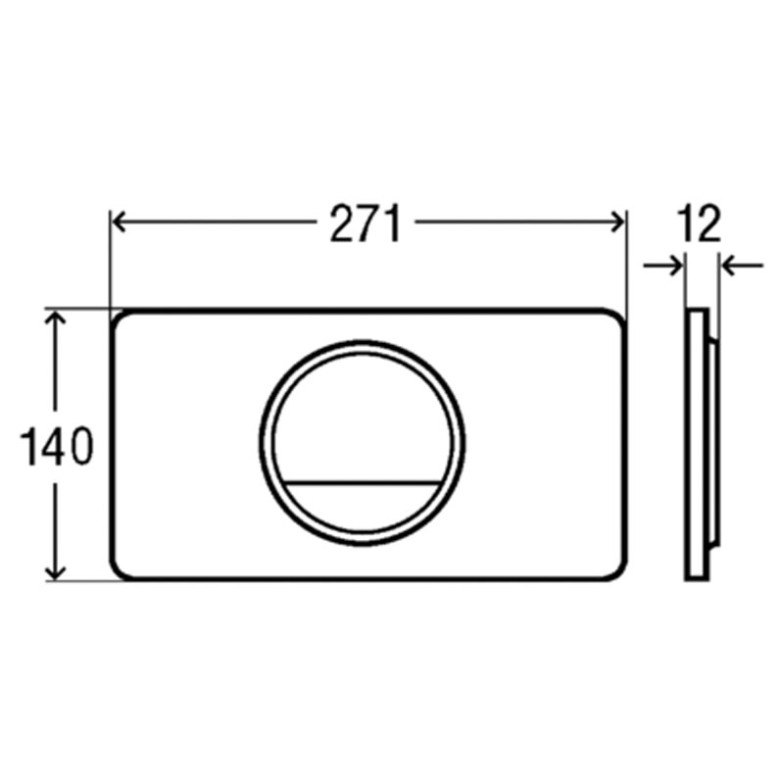 Кнопка Visign for Style 13, хром Viega  (654504)