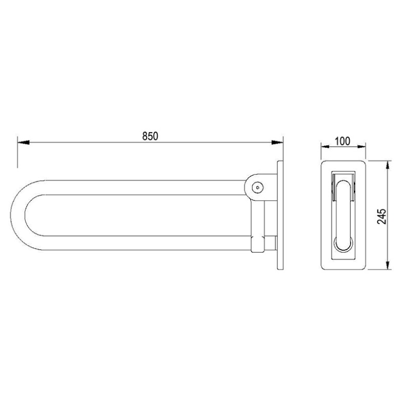 Поручень Lehnen Concept Pro 85 Kolo  (L60403000)