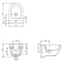 Біде Crea овальне Cersanit  (K114-009)