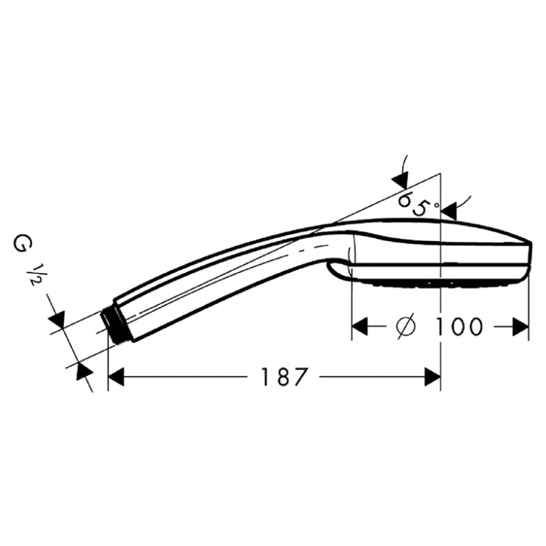 Лейка Croma 100 Multi HansGrohe  (28536000)