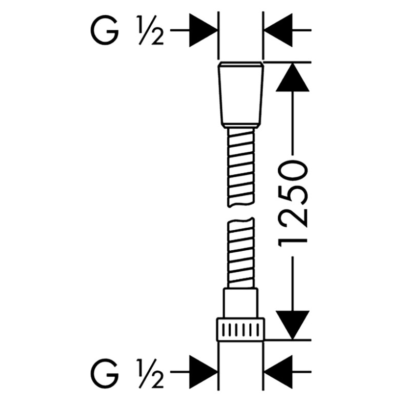 Шланг Metaflex HansGrohe  (28262000)