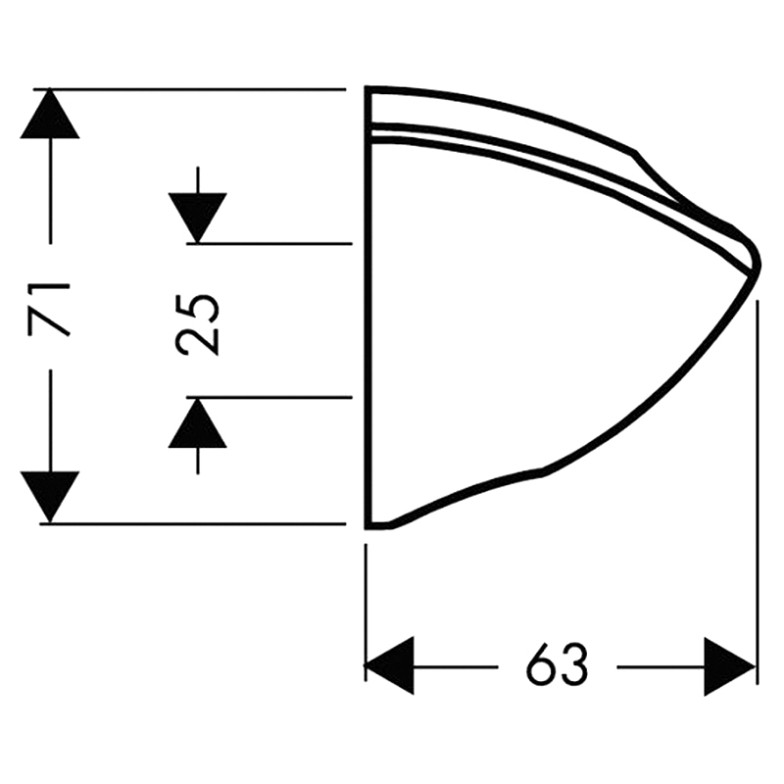 Кронштейн Porter S HansGrohe  (27521000)