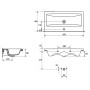 Раковина Como 90 меблева Cersanit  (K32-019)