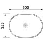 Раковина Moduo 50 овальна Cersanit  (K116-049)