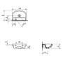 Раковина Arteco 40 меблева з отвором справа Cersanit  (K667-022)