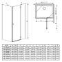 Душові двері Torrenta KDJ 100R Radaway  (133210-01-01R)