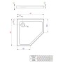 Піддон Doros PT Compact 100x100 Radaway  (SDRPT1010-01)