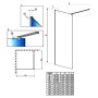 Душова стінка Modo New II 130 Radaway  (389134-01-01)