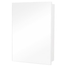 Шафка дзеркальна Квадро 60 біла Аква Родос  (8213)