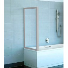 Стінка для ванни APSV-80 Transparent + сатиновий Ravak  (95040U02Z1)